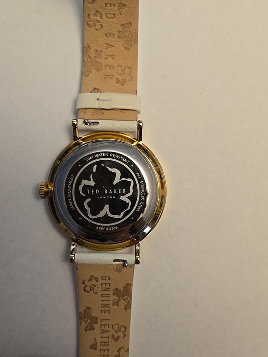 Ted Baker London Phylipa Floral Dial White Strap With Black Strap main image 9